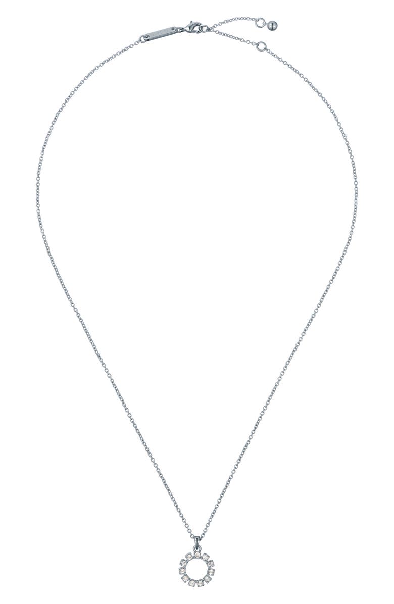 Ted Baker Haloan Halo Crystal Pendant Necklace, Alternate, color, 
