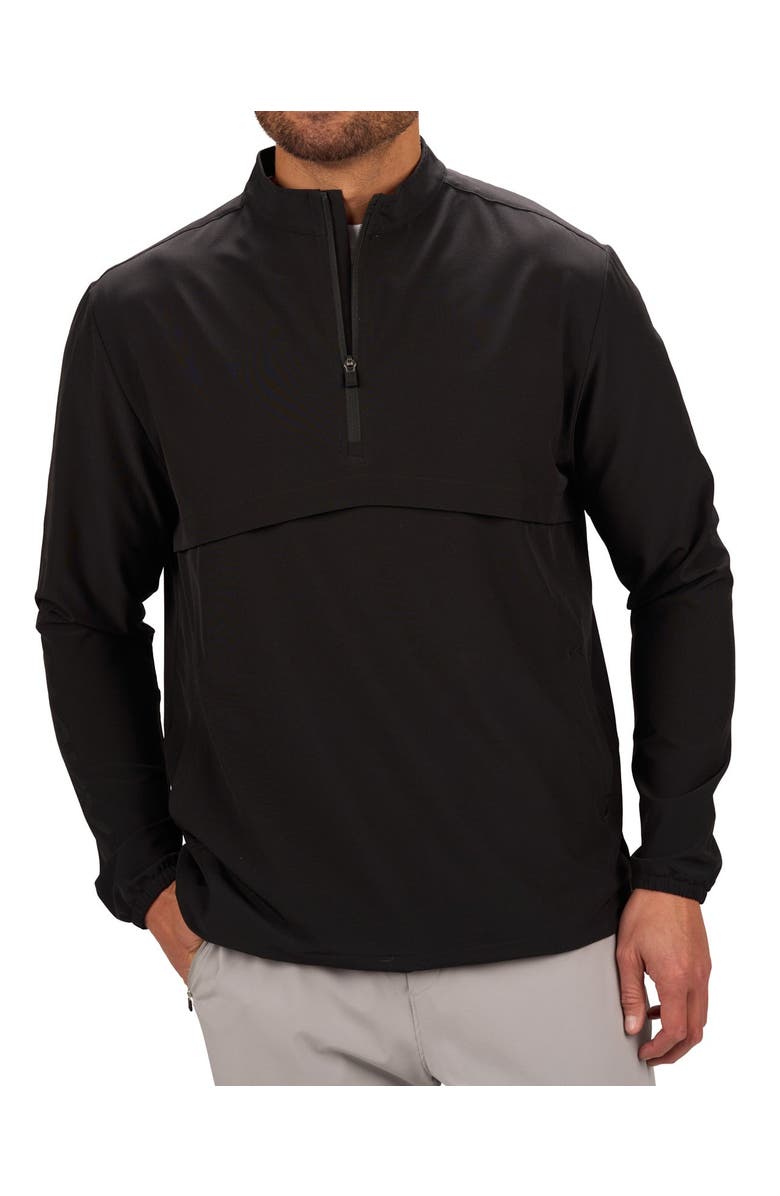 Black Clover Player Quarter Zip, Main, color, Black