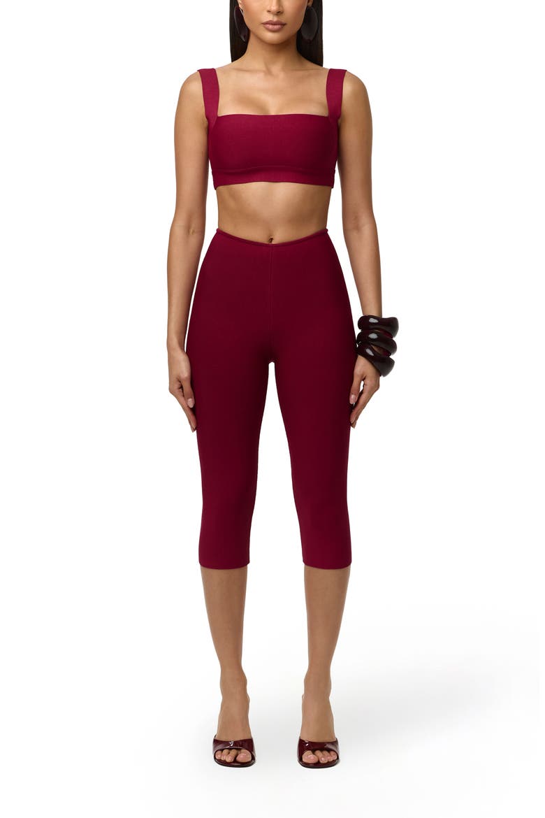 Sports Bra, Alternate, color, SANGRIA