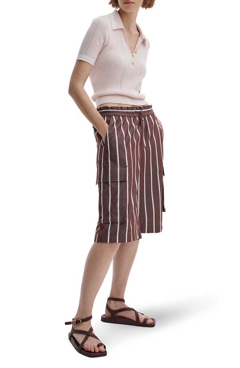 rag & bone Laurie Tipped Cotton & Cashmere Polo, Alternate, color, Light Pink