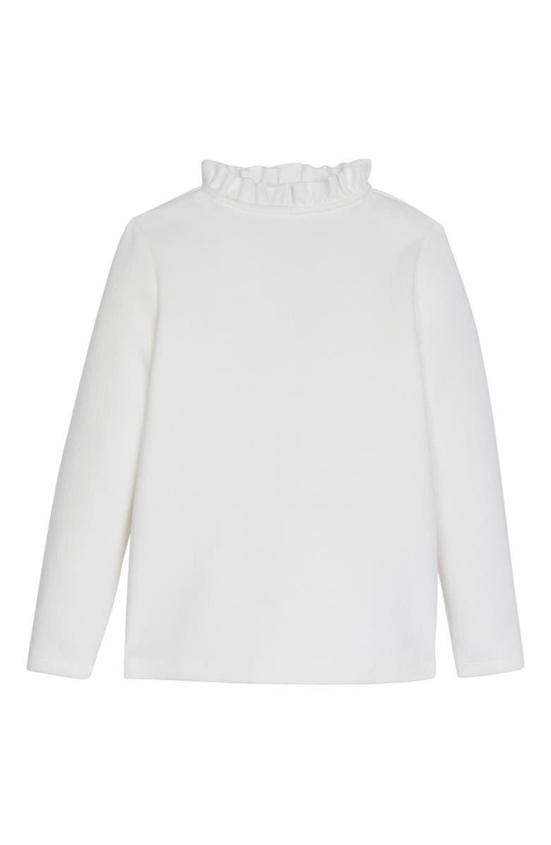 BISBY Kids' Ruffle Tinsley Top, Main, color, White