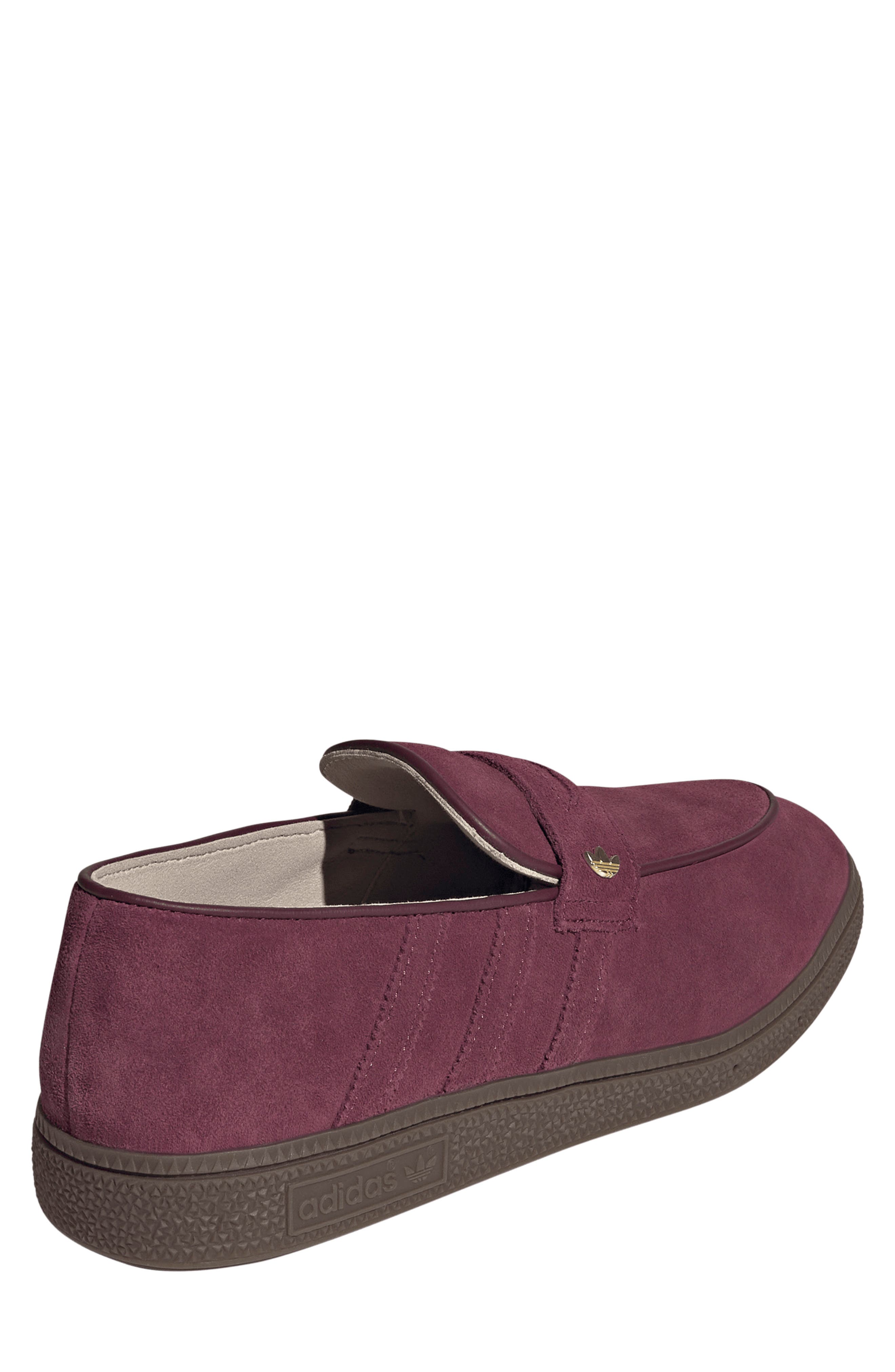 Gender Inclusive Handball Spezial Loafer, Alternate, color, MAROON/ MAROON/ GUM