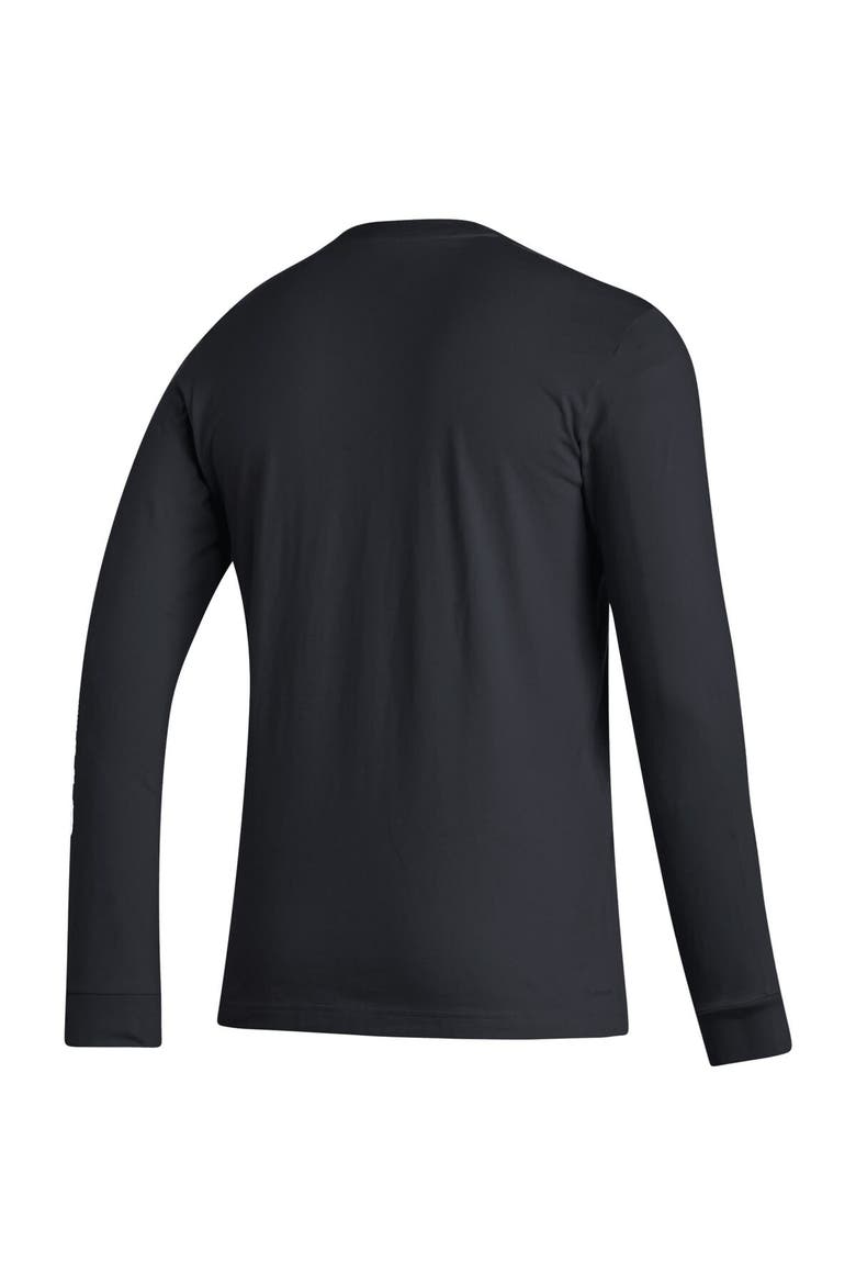 Men's adidas Black Juventus Team Crest Long Sleeve T-Shirt, Alternate, color, Black