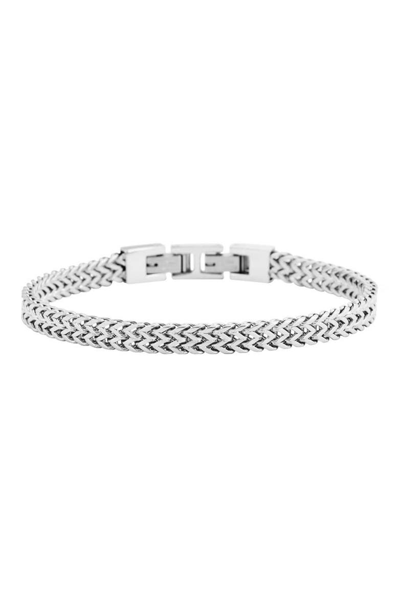 Franco Chain Bracelet, Main, color, SILVER