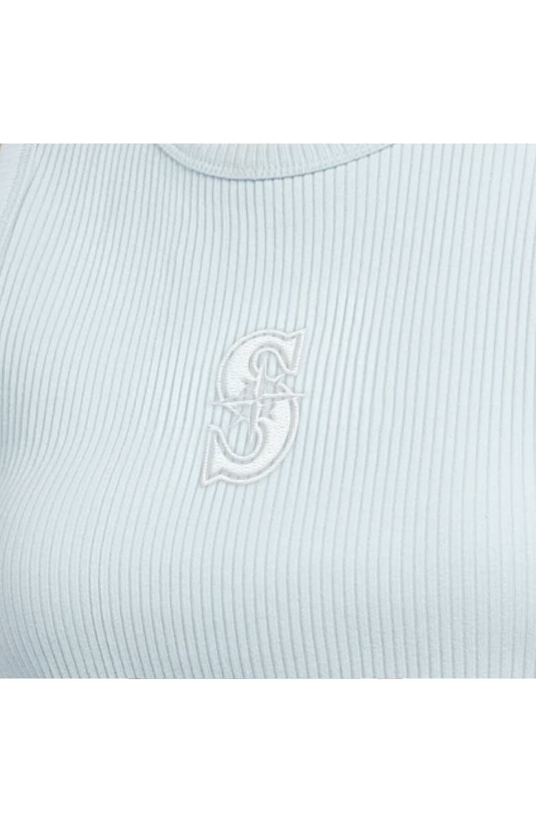 STARTER Women's Starter Mint Seattle Mariners Pastels Ribbed Tank Top, Alternate, color, Mint