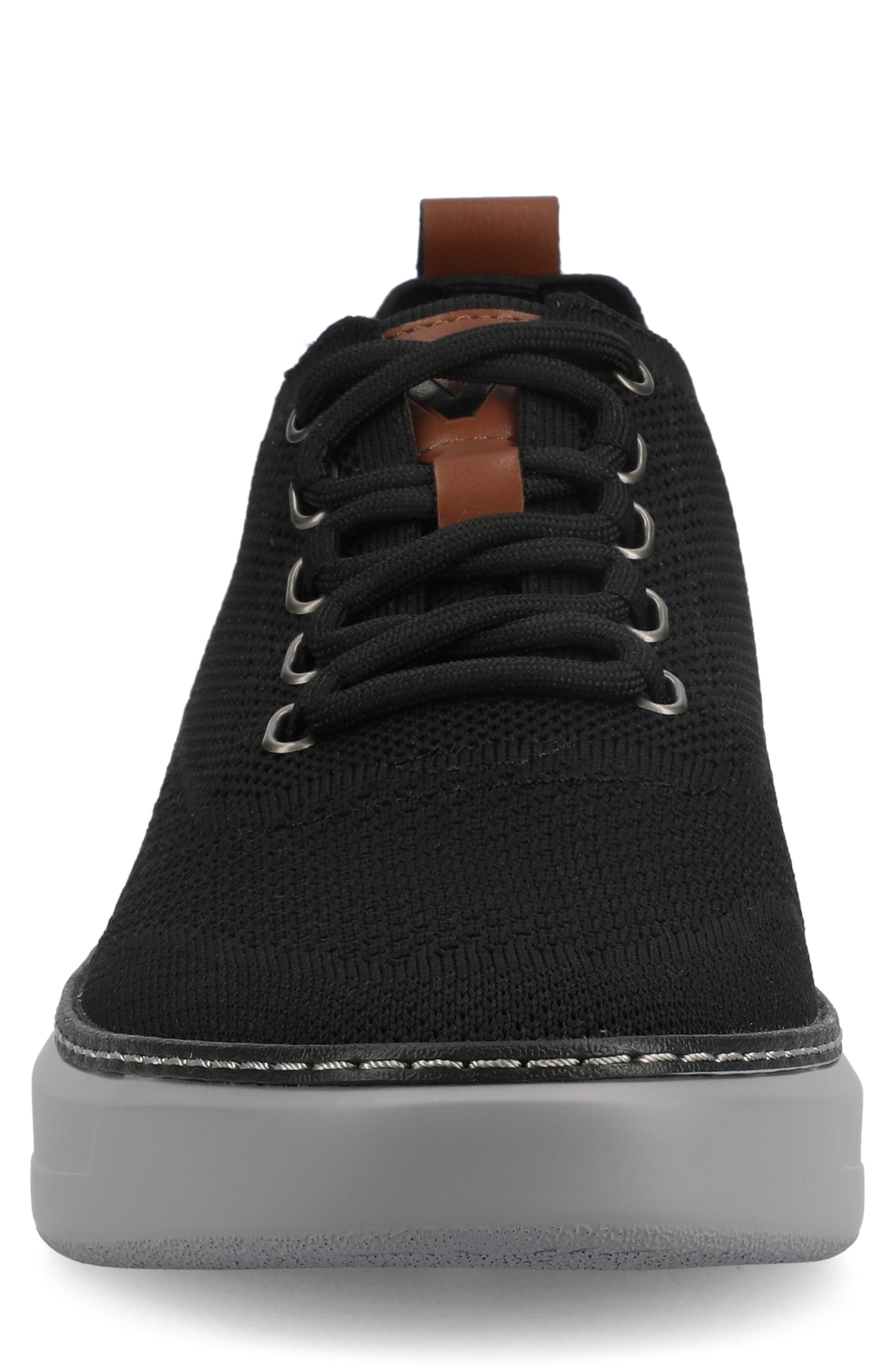 VANCE CO Norris Knit Sneaker, Alternate, color, Black