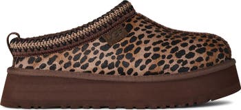 Tazz Caspian Genuine Calf Hair Platform Slipper