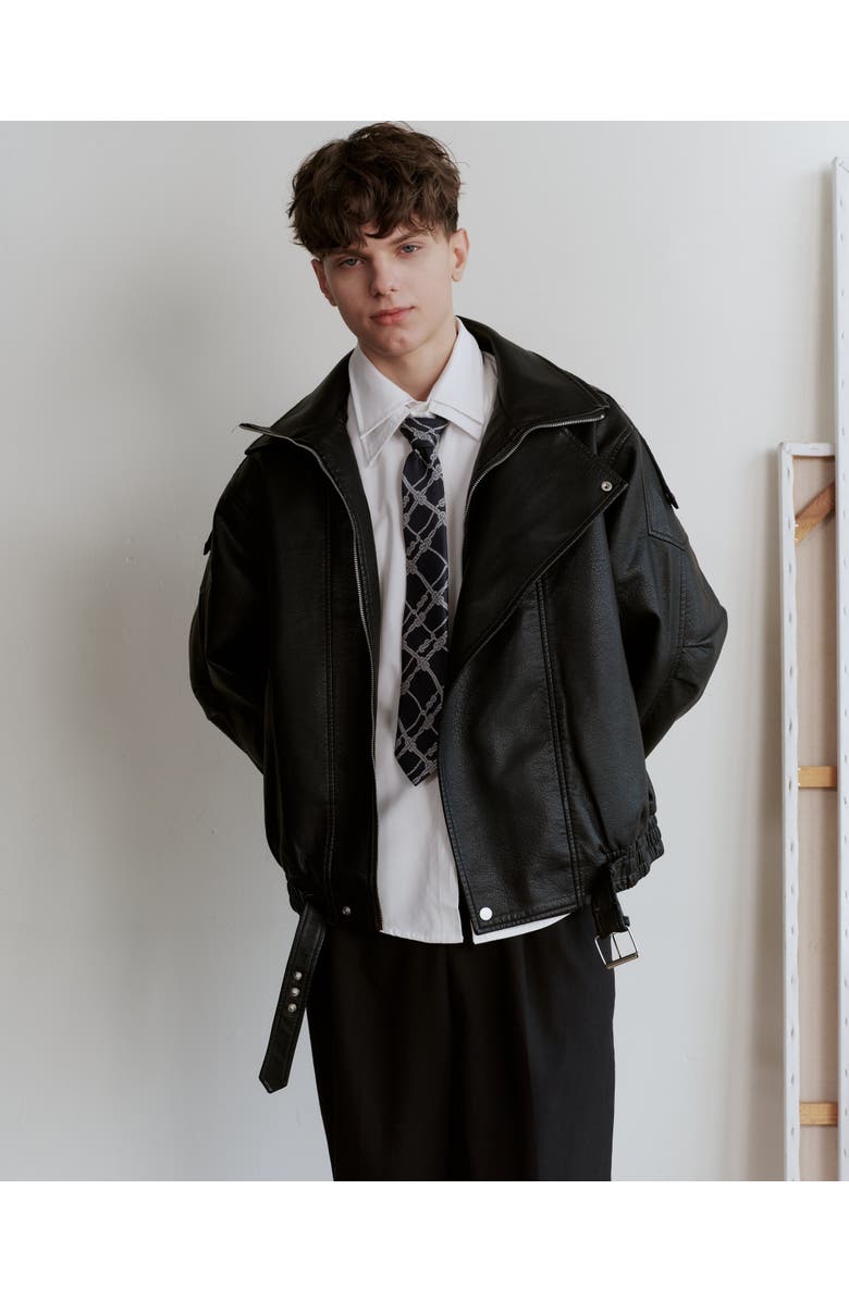 Knottery & Co Voyager Printed Silk Tie, Alternate, color, Blue