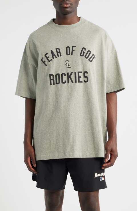 MLB Rockies '90s Fit Cotton Graphic T-Shirt