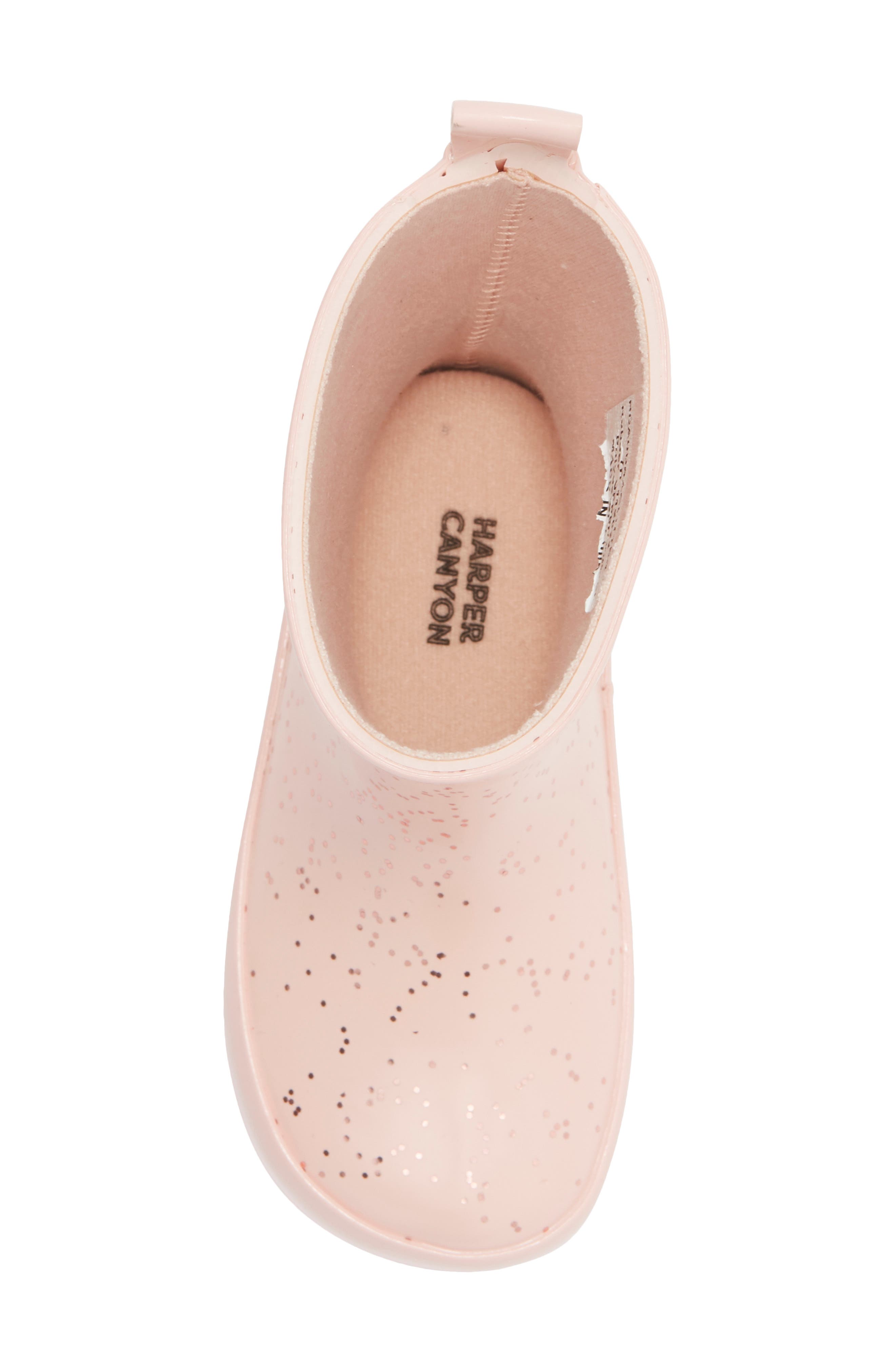 Kids' Audra Glitter Rainboot, Alternate, color, PINK GLITTER