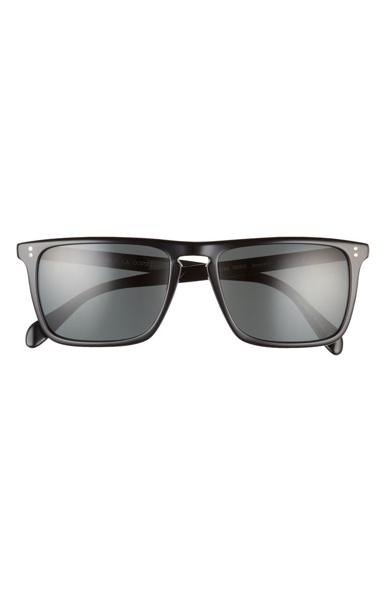 Oliver Peoples Bernardo 56mm Polarized Square Sunglasses, Main, color,