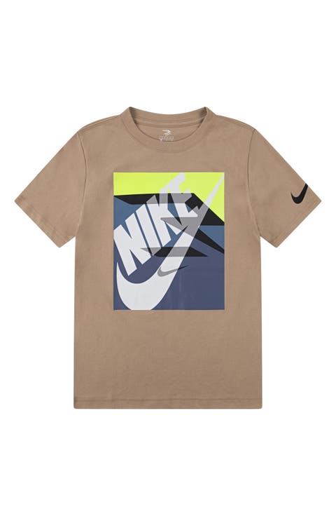 Kids' RWB Gradient Box Logo Graphic T-Shirt (Big Kid)