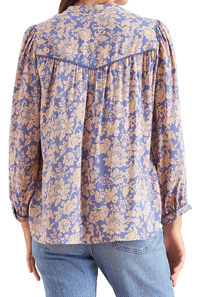 Anna Floral Button up Blouse, Alternate, color, Daydreamer Floral
