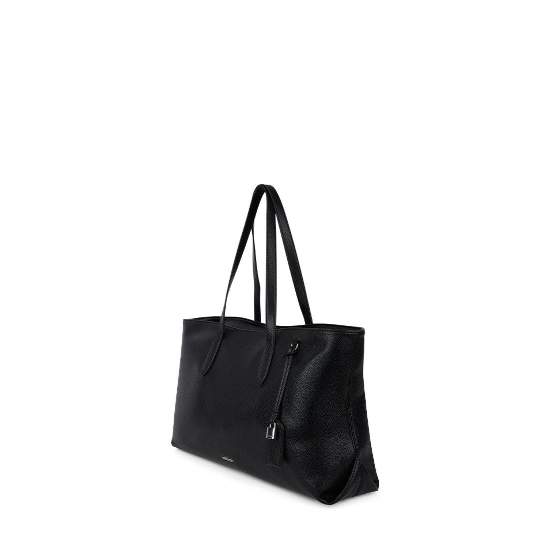 Lambert Britney - Vegan Suede Tote Bag, Alternate, color, Black