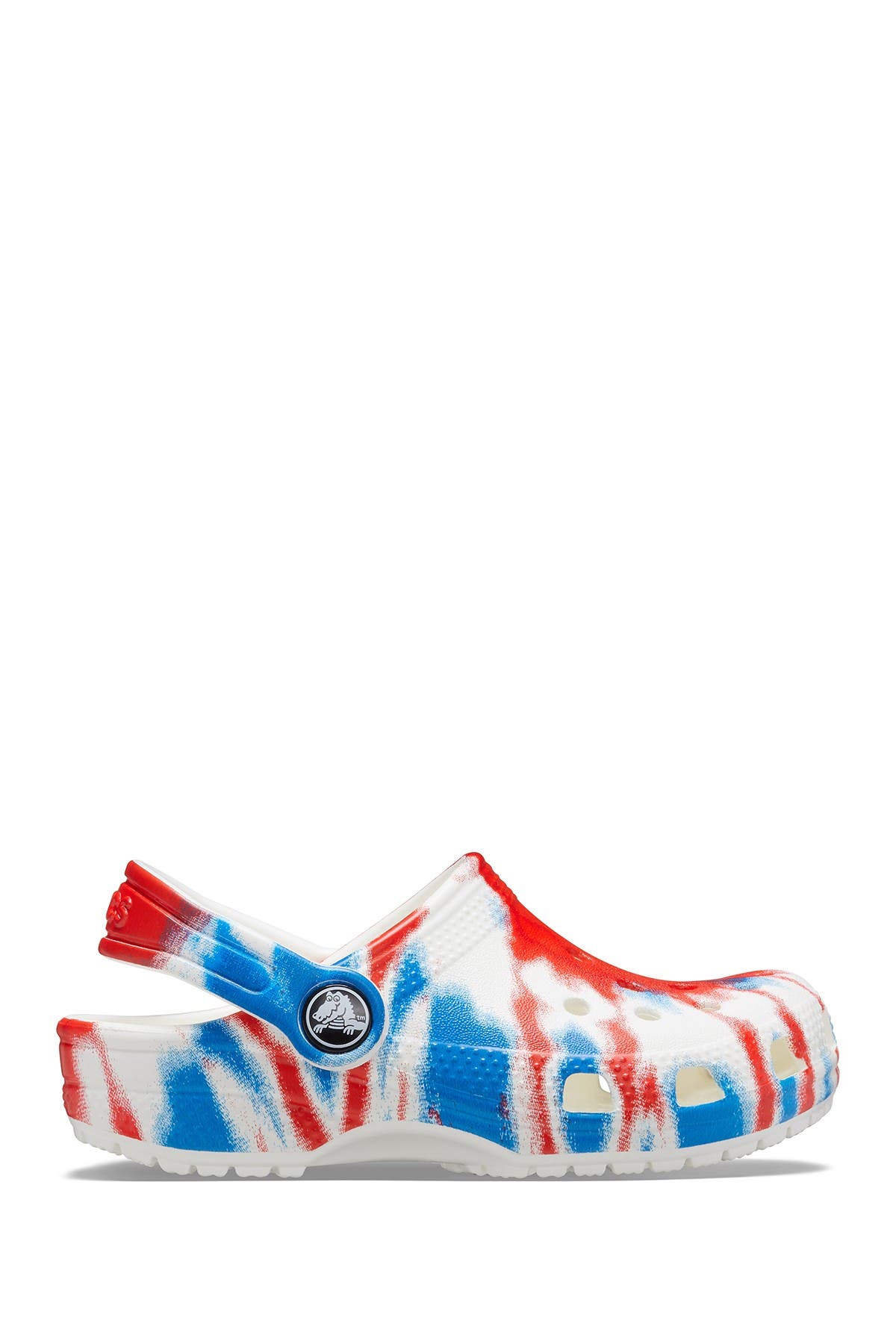 CROCS <sup>™</sup> Kids' Tie Dye Classic Clog, Alternate, color, 