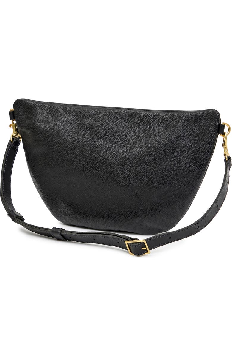 Clare V. Grande Petit Caviar Leather Belt Bag, Alternate, color, Black