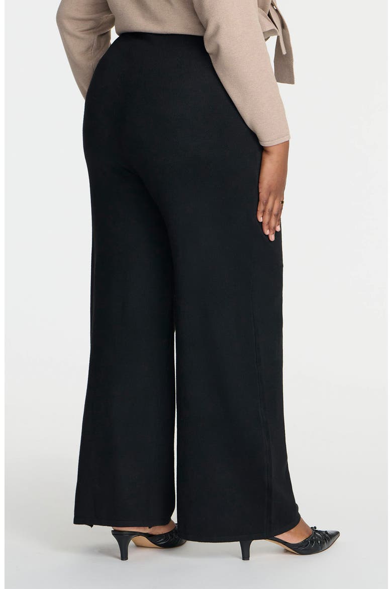 Wide Leg Sweater Pants, Alternate, color, BLACK ONYX