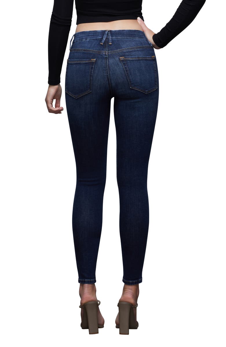 Good American Good Petite Skinny Jeans, Alternate, color, 