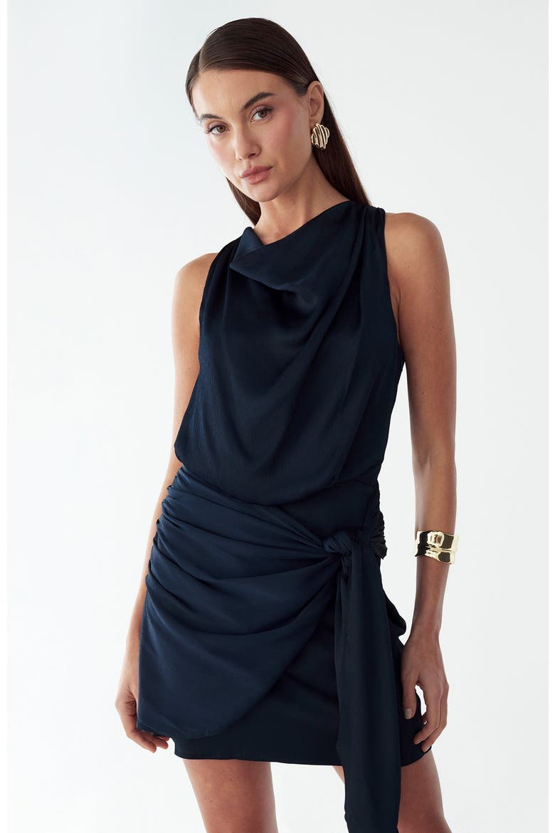 Willow Mini Dress, Alternate, color, Navy Blue