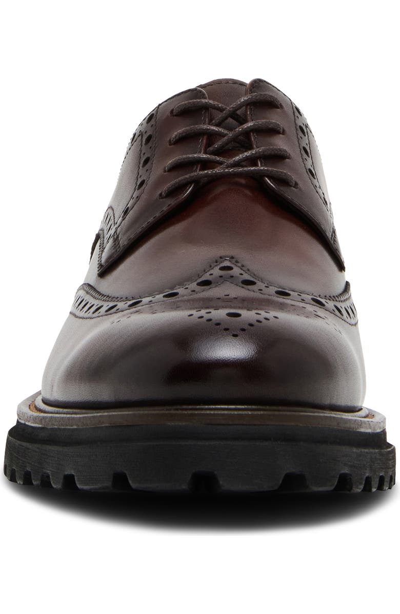 Steve Madden Kasaan Derby, Alternate, color, Brown Leather