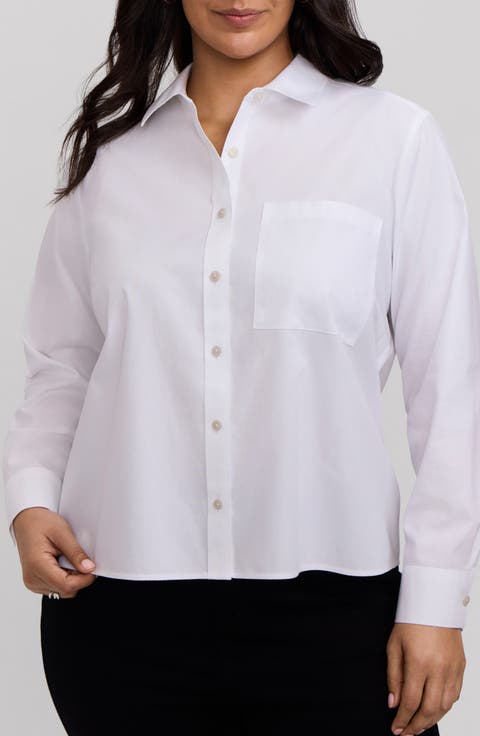 Jodie Cotton Button-Up Shirt