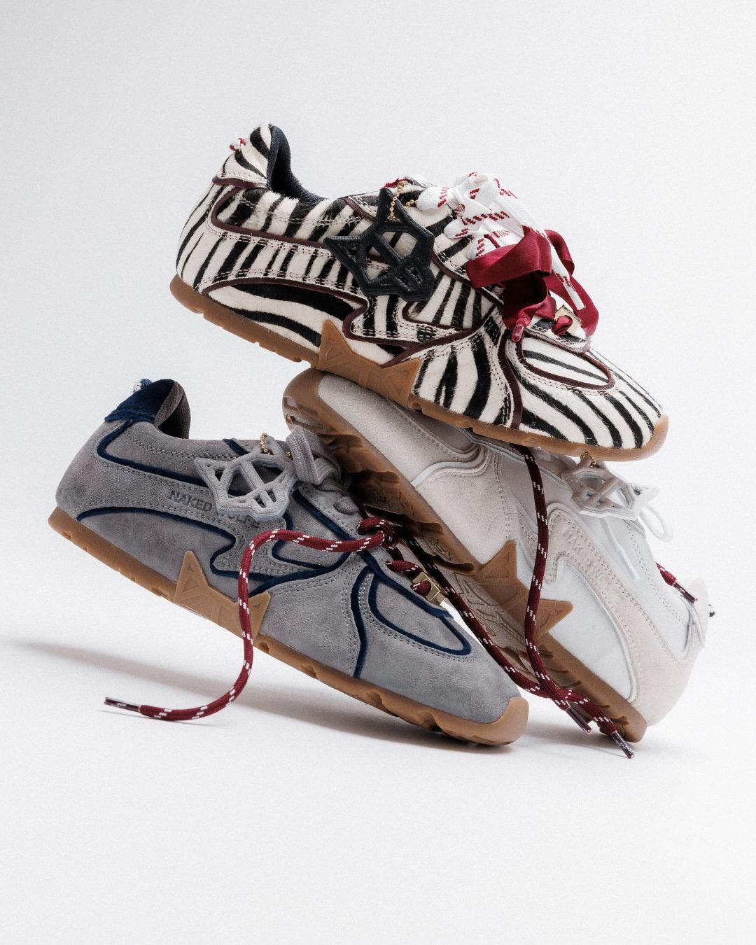 Naked Wolfe Adored Sneaker, Alternate, color, Zebra