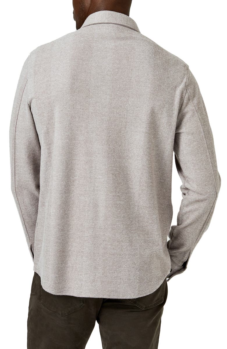 7 Diamonds Generation Herringbone Stretch Button-Up Shirt, Alternate, color, 