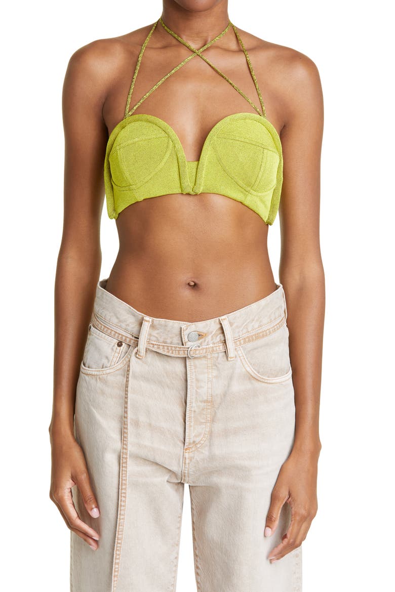 Upside Down Bra Top (Nordstrom Exclusive), Main, color, JUICE