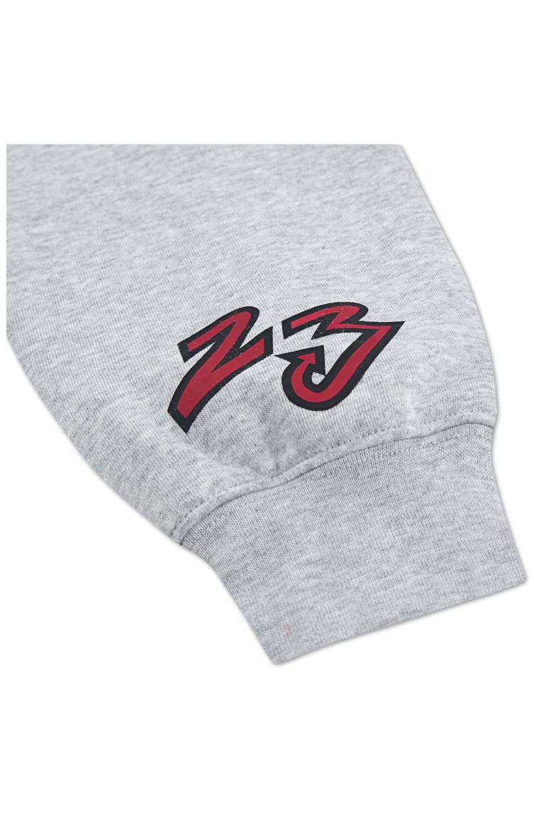 Kids' MJ Dynasty Pullover Hoodie, Alternate, color, LIGHT GRAY HEATHER