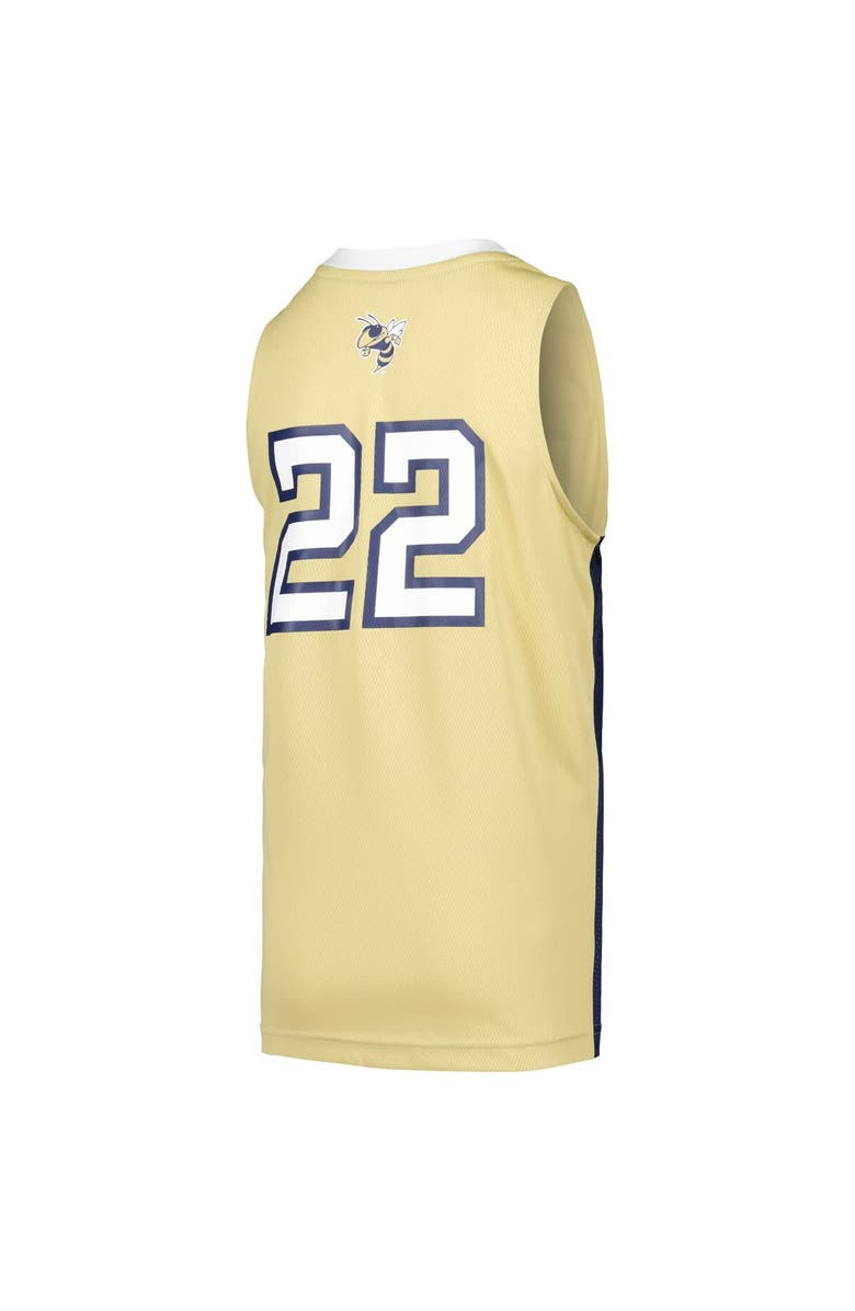 adidas Youth adidas #22 Gold Georgia Tech Yellow Jackets Swingman Jersey, Alternate, color, 