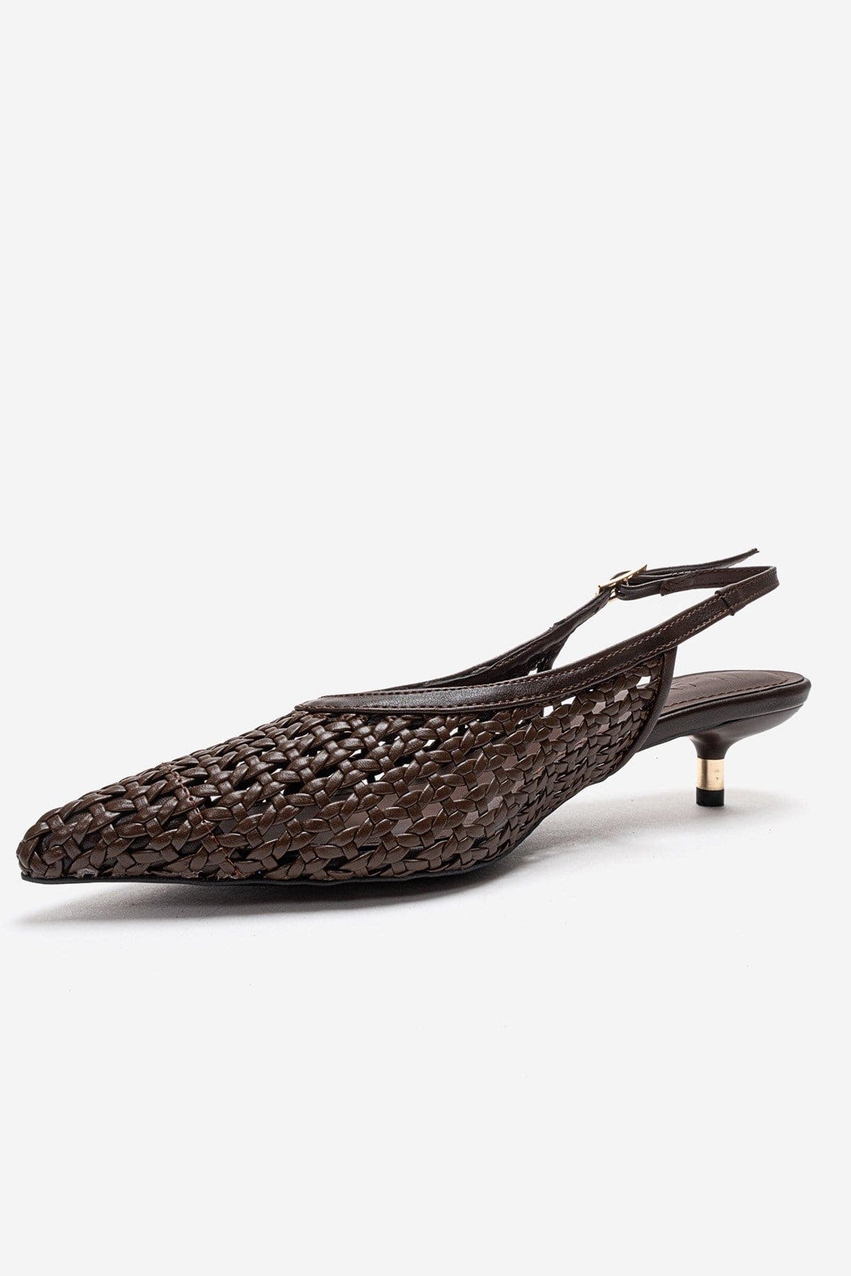 Orelis Kitten Heel Pump, Alternate, color, Dark Brown