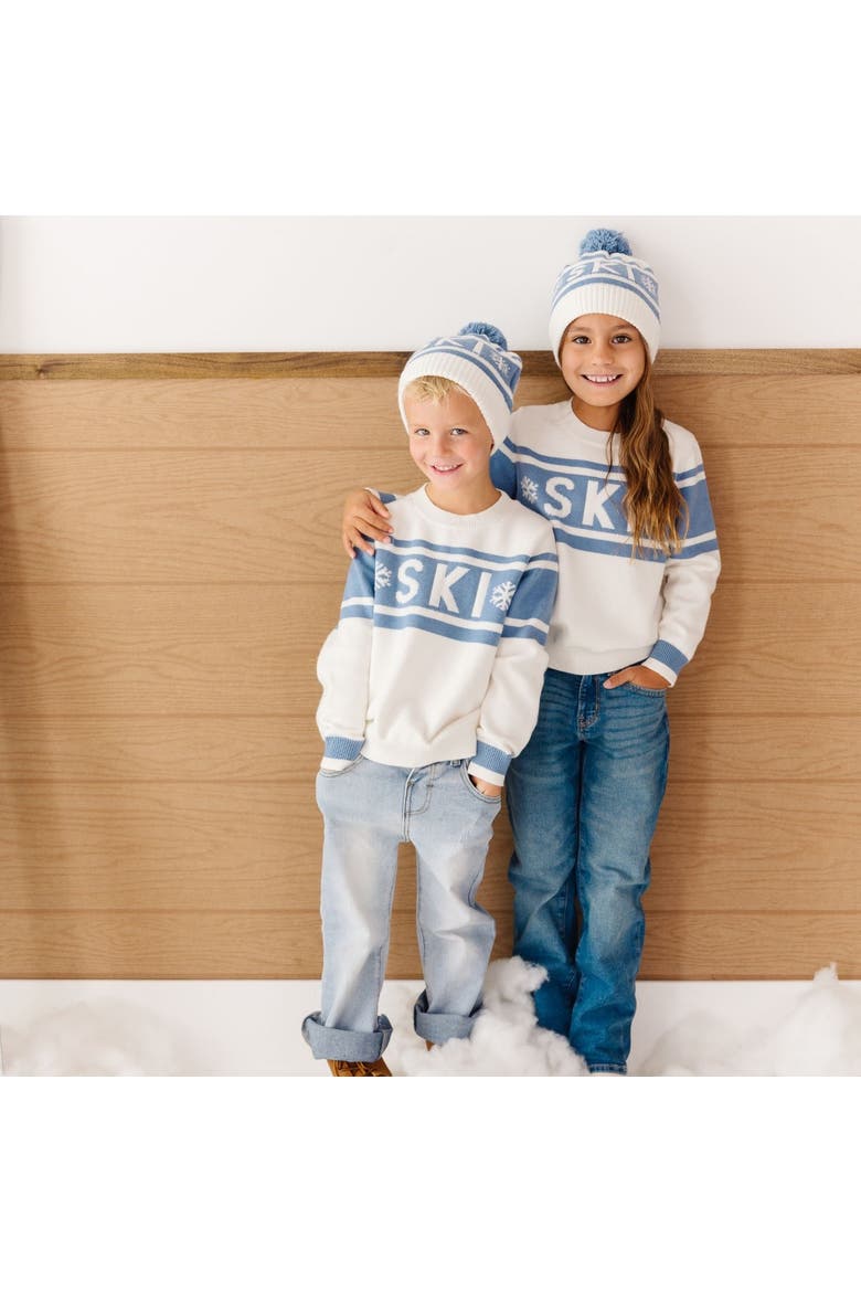 Ski Beanie (little Kid & Big Kid), Alternate, color, Cream
