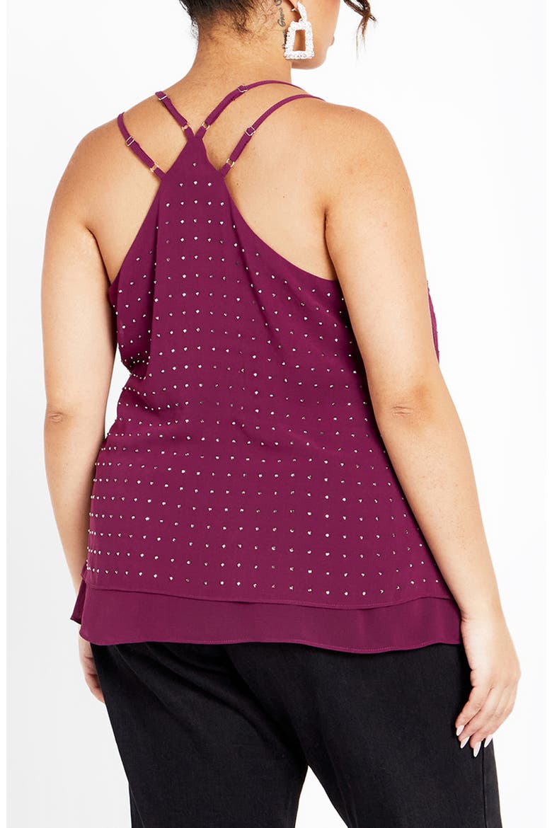 Rosalia Studded Tank Top, Alternate, color, PURPLE