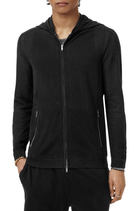 Lazo Full Zip Mesh Sweater Hoodie