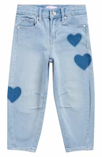 Kids' Heart Barrel Leg Jeans