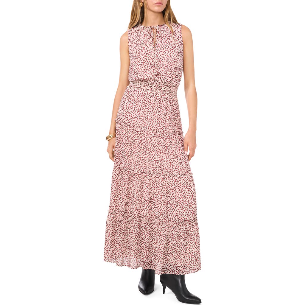 1.state Cascading Ruffle Sleeveless Dress In Multi