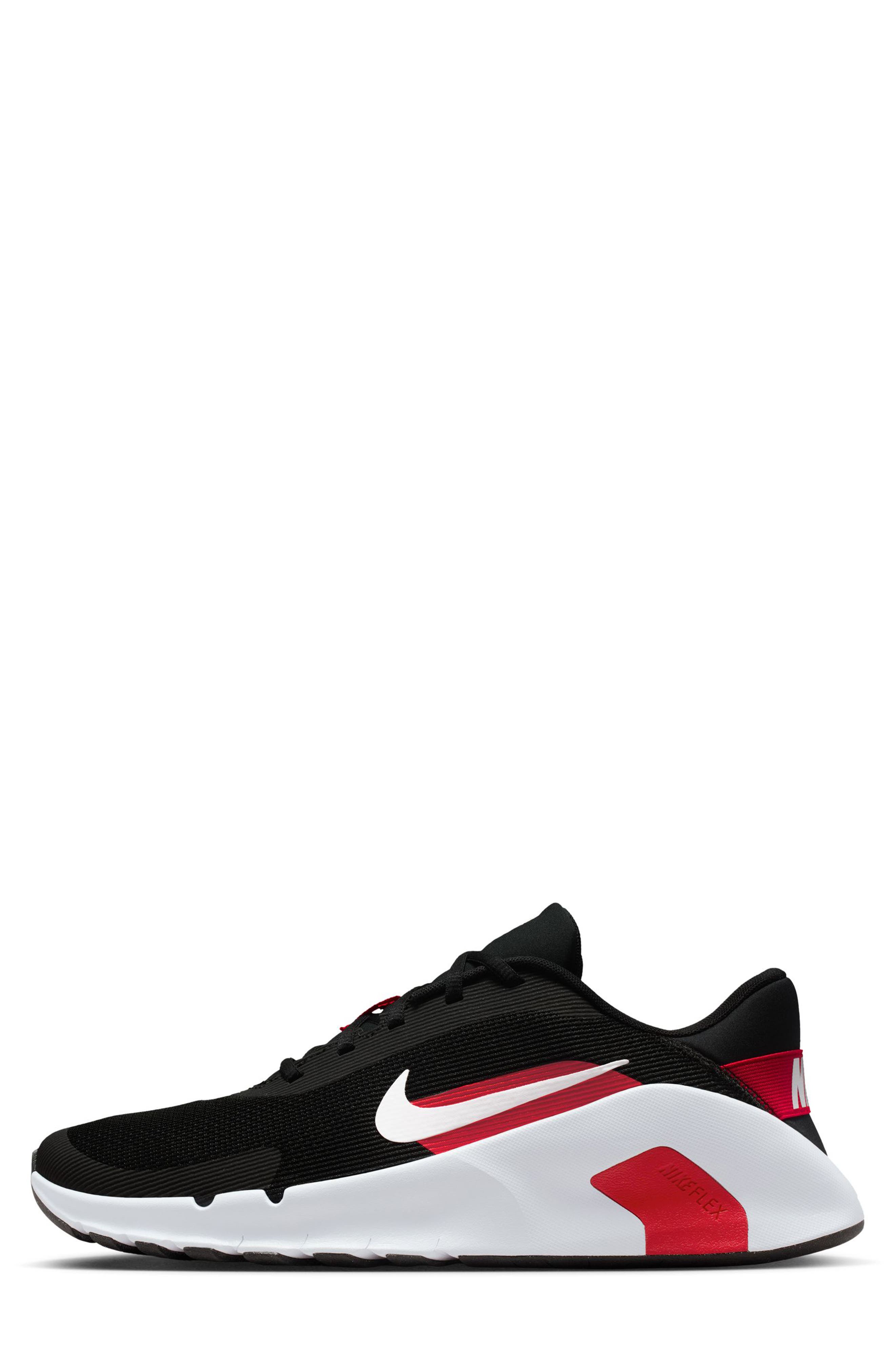 Nike Flex Train Athletic Training Shoe, Alternate, color, Black/ White