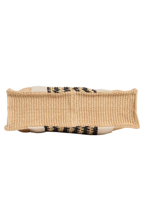 Isabel Marant Small Aruba Woven Raffia Tote In Brown