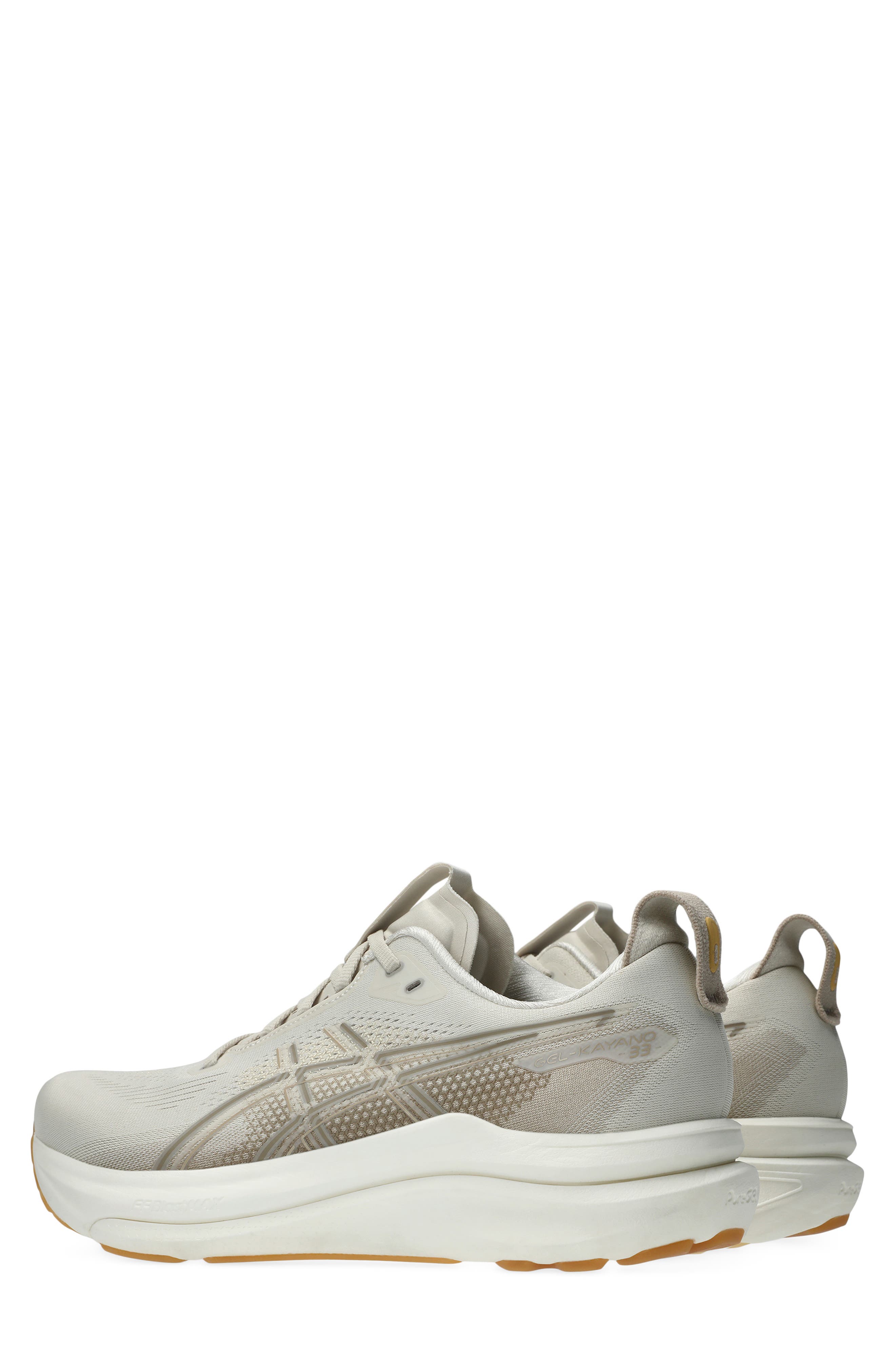 GEL-KAYANO® 33 Running Shoe, Alternate, color, OATMEAL/ CREAM
