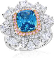 SUZY LEVIAN Cubic Zirconia Halo Ring