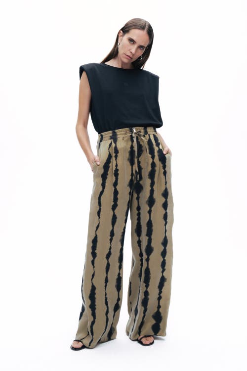 NOCTURNE NOCTURNE FLOWY PRINTED PANTS