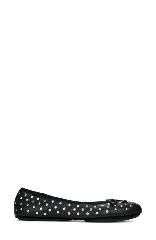 Yosi Samra Stella Stud Ballet Flat In Black