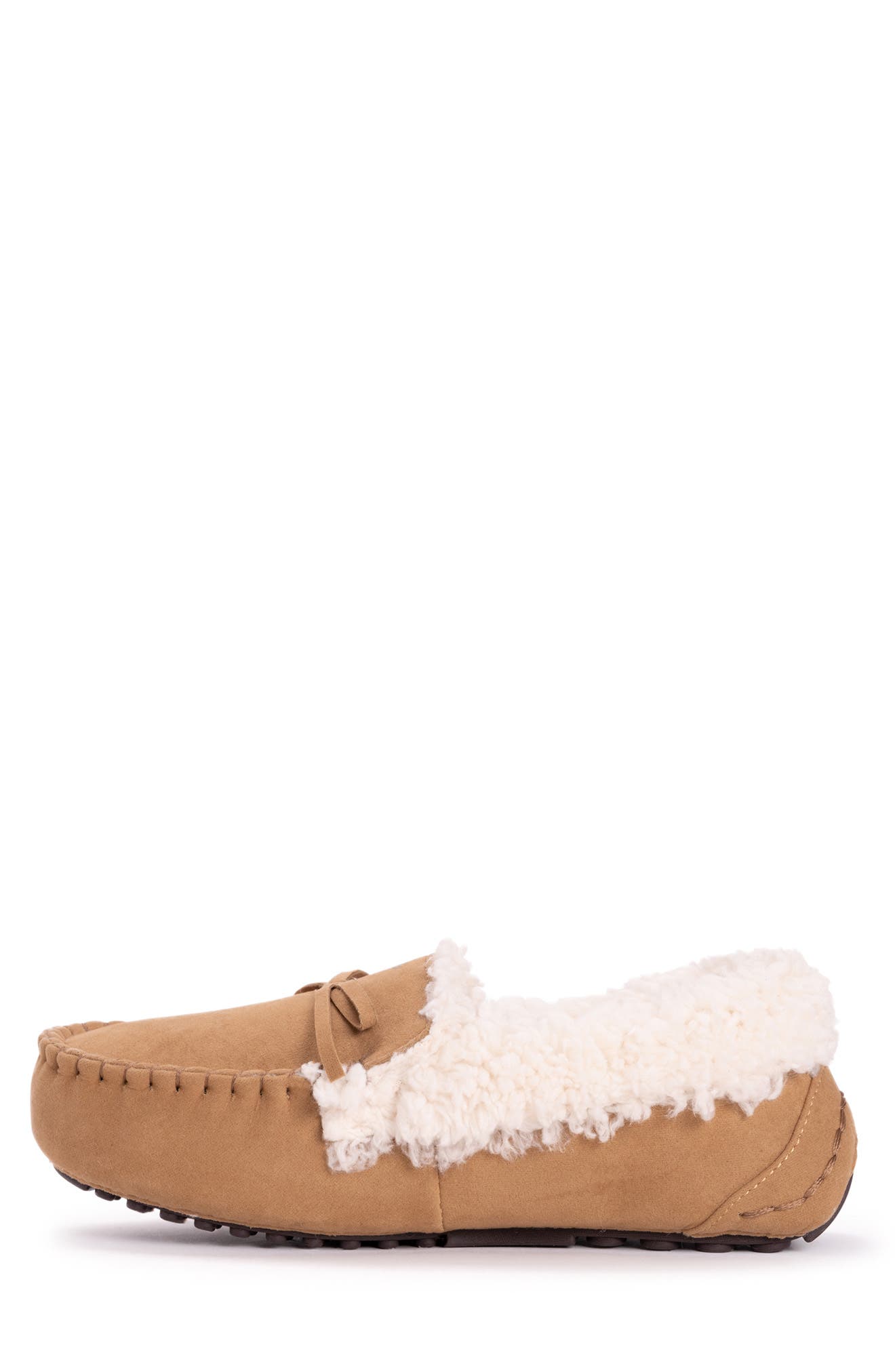 Jaylah Faux Shearling Lined Slipper, Alternate, color, CAMEL