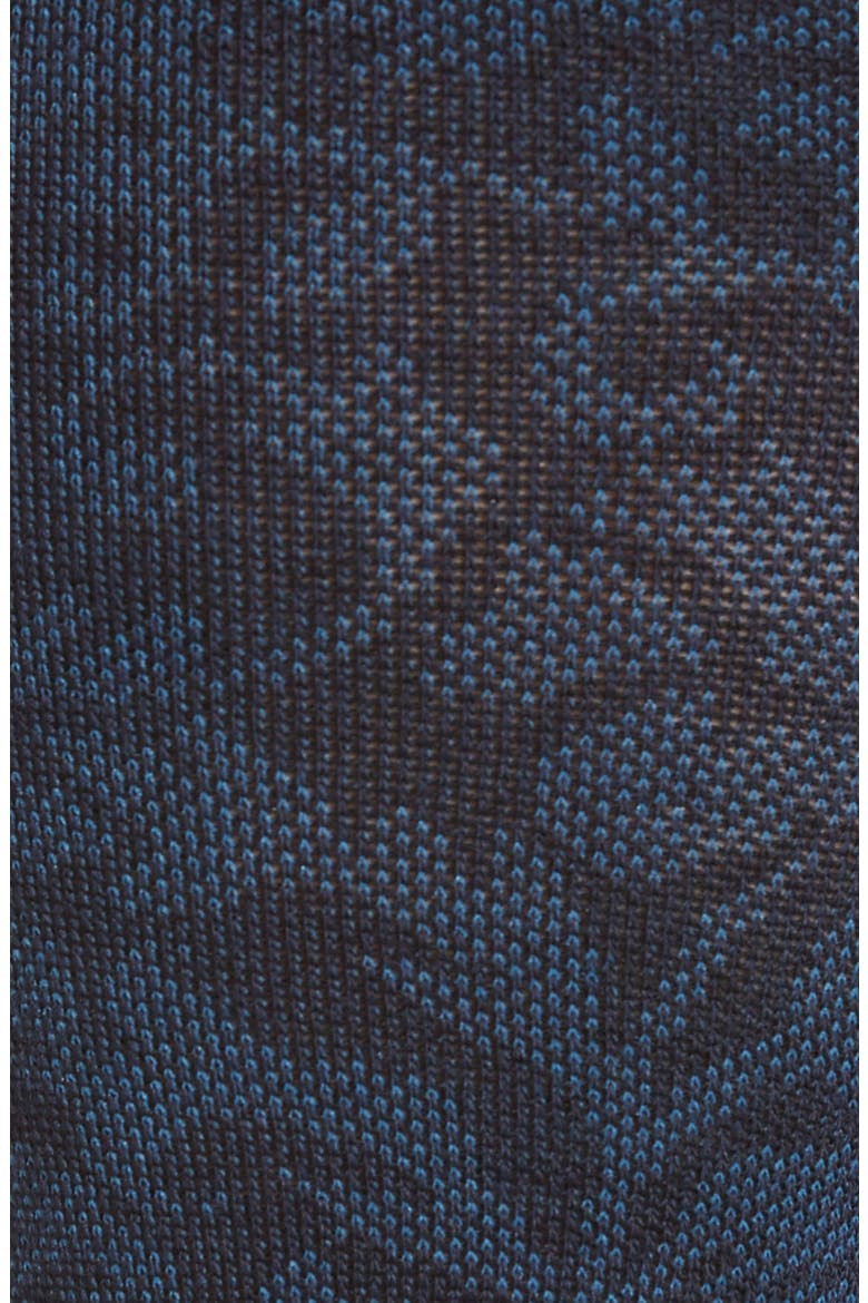 'Damask' Compression Socks, Alternate, color, NAVY