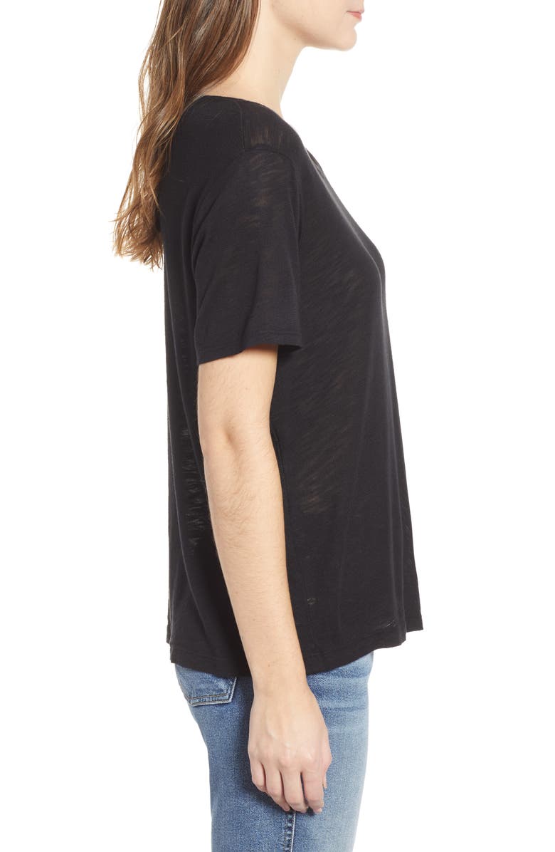 Splendid Slub Crewneck Tee, Alternate, color, 