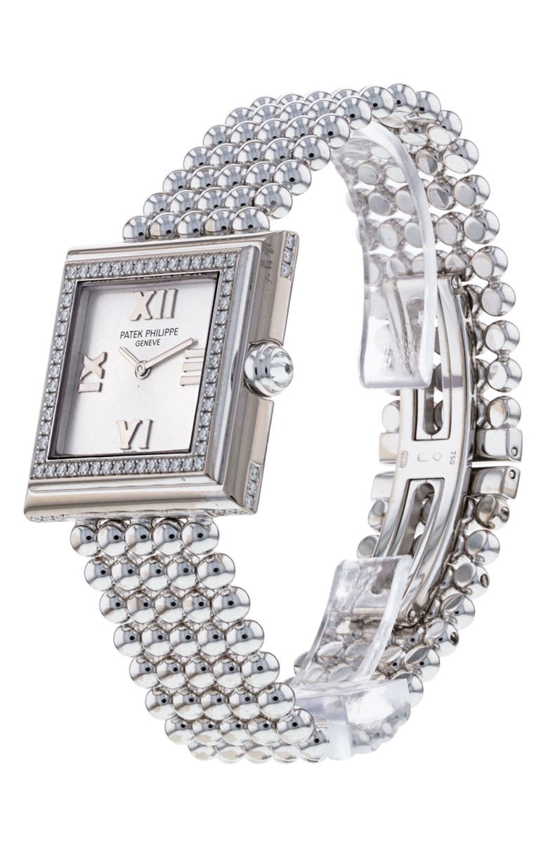 Watchfinder & Co. Patek Philippe Preowned 2010 Gondolo Bracelet Watch, 28mm, Alternate, color, 