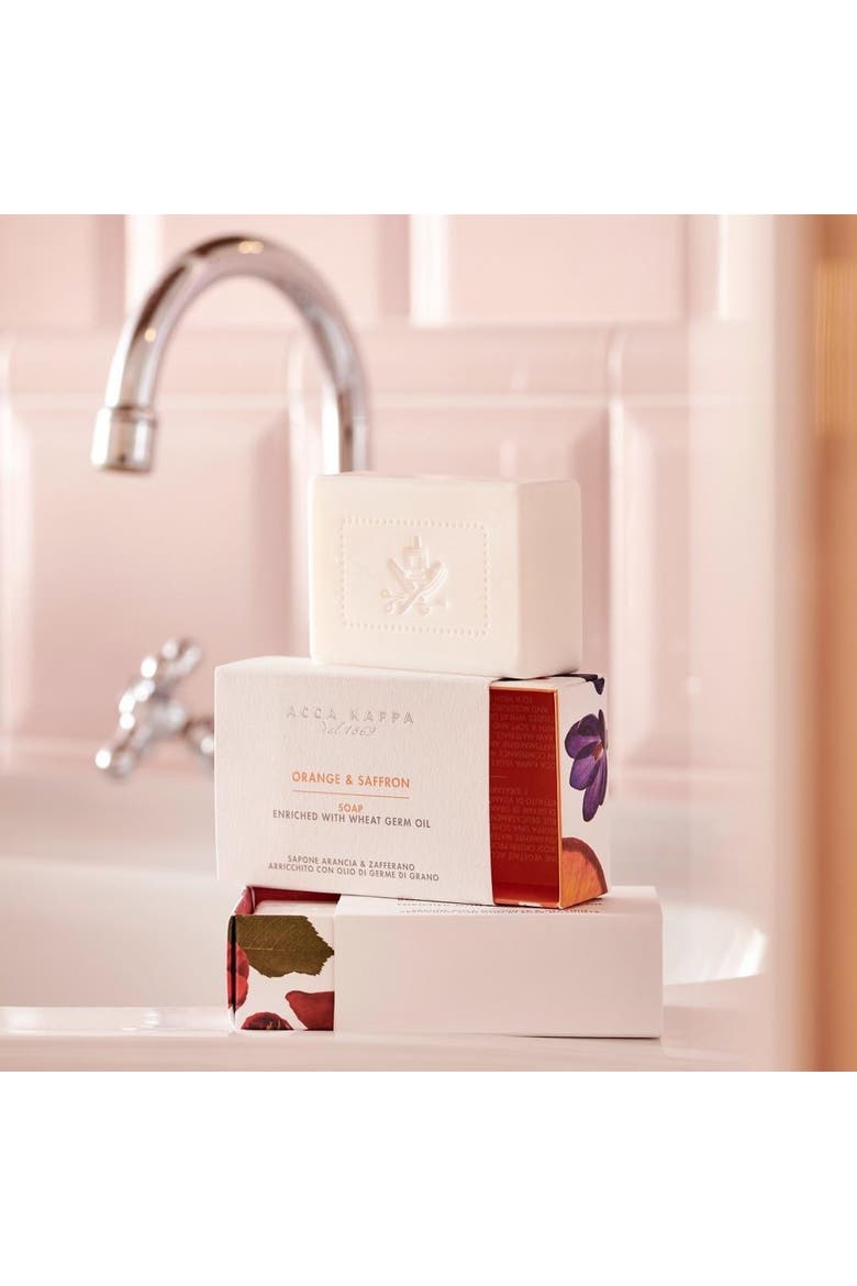 Orange & Saffron Soap, Alternate, color, White