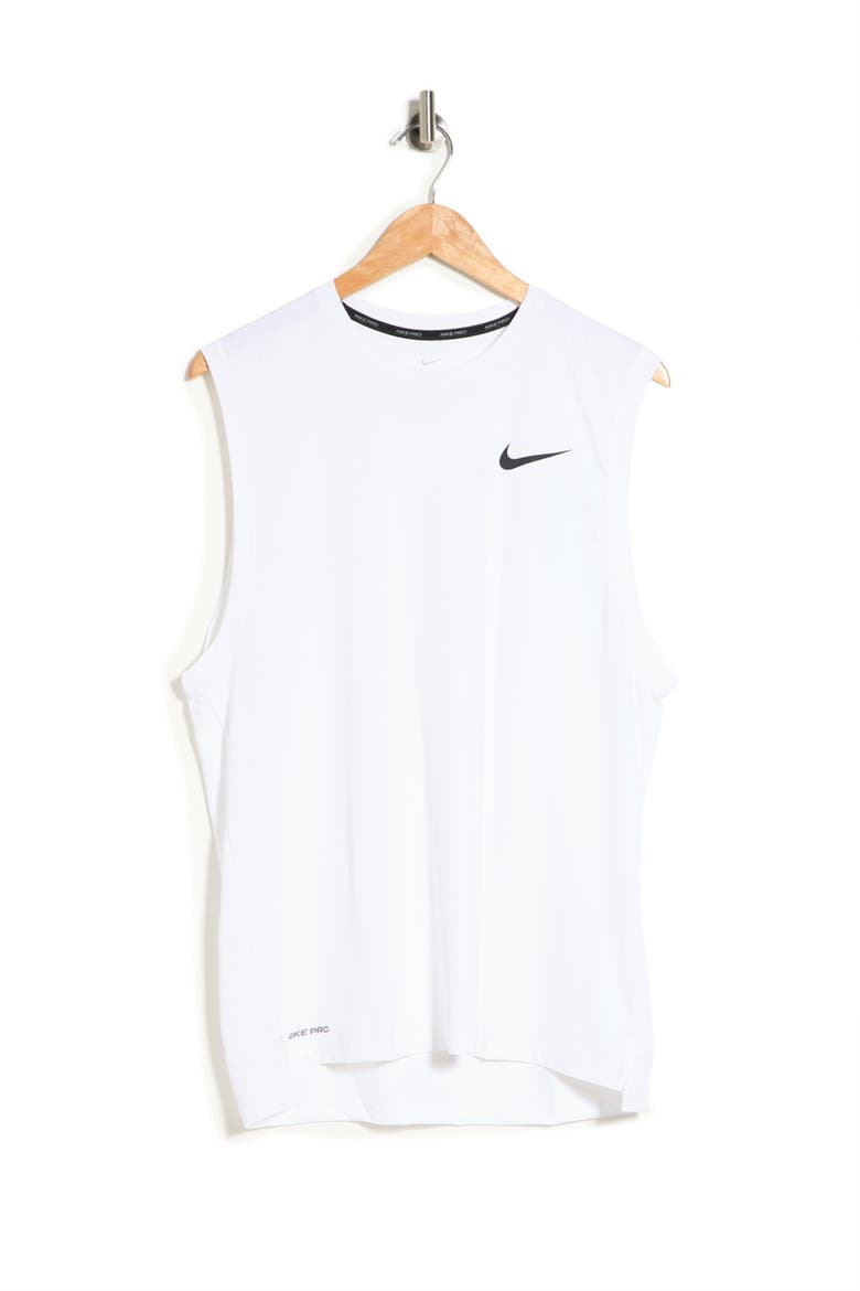 Pro Dri-FIT Tank, Alternate, color, 100 WHITE/BLACK