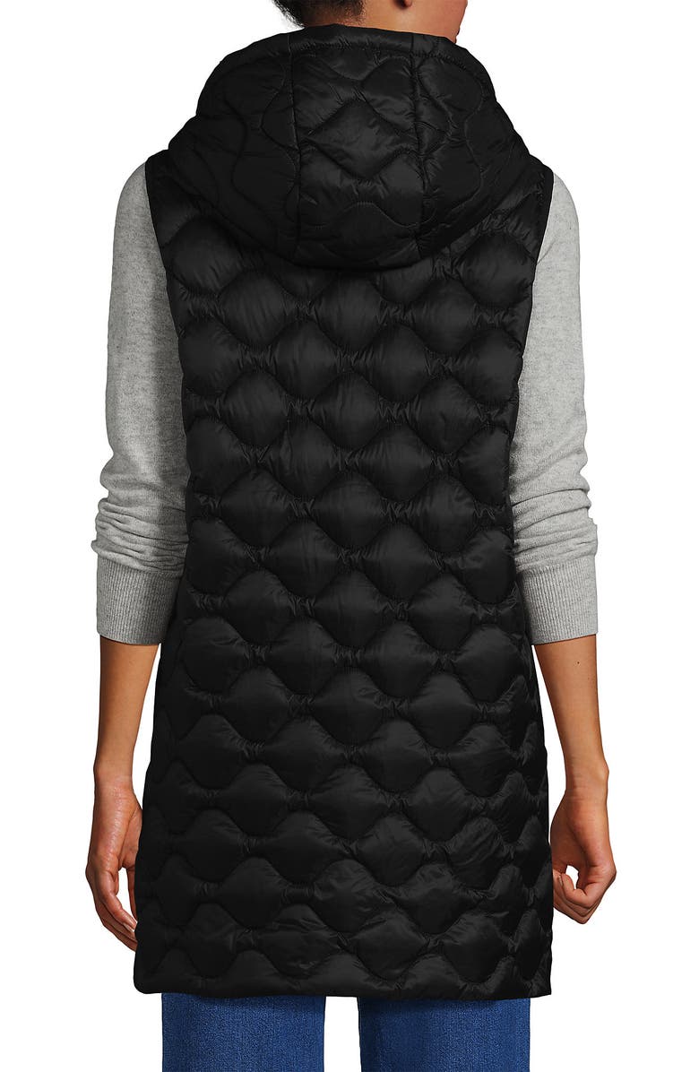 Lands' End Wanderweight Packable Down Long Vest, Alternate, color, 