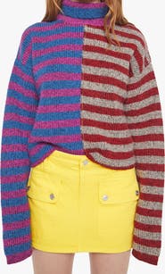 MOTHER The Half Hickey Turtleneck Sweater